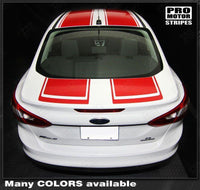 2011 2012 2013 2014 Ford Focus hood
 trunk
 roof Decals Stripes 122551579979-2