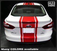 2011 2012 2013 2014 Ford Focus hood
 trunk
 bumper
 roof Decals Stripes 132229419787-2