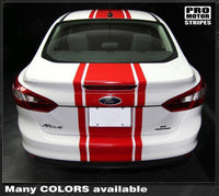 2011 2012 2013 2014 Ford Focus hood
 trunk
 bumper
 roof Decals Stripes 152615132315-4