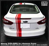 2011 2012 2013 2014 Ford Focus hood
 trunk
 bumper
 roof Decals Stripes 122586204401-2