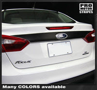 Ford Focus 2011-2014 Trunk Deck Panel Blackout/Highlight Stripe