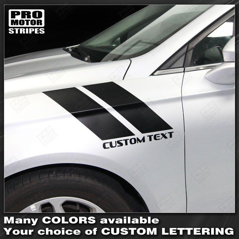 2013 2014 2015 2016 2017 2018 2019 Ford Fusion side Decals Stripes 122551591288-1