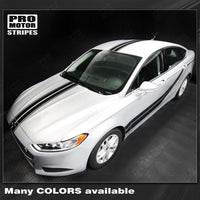 2013 2014 2015 2016 Ford Fusion hood
 side
 trunk
 door
 bumper
 roof Decals Stripes 132229419803-1