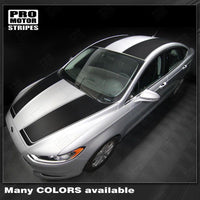 FORD FUSION 2013-2021 Top Stripes for Hood, Roof & Rear Decals