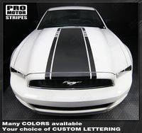 2005 2006 2007 2008 2009 2010 2011 2012 2013 2014 2015 2016 2017 Ford Mustang hood Decals Stripes 152631525916-3