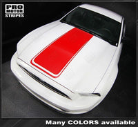 Ford Mustang 2005-2023 Hood Center Accent Stripe Decal