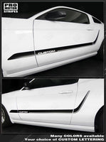 2005 2006 2007 2008 2009 2010 2011 2012 2013 2014 Ford Mustang side
 door
 rocker panel Decals Stripes 152632874911-2