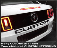 Ford Mustang 2005-2014 Rear Deck Lettering Decal