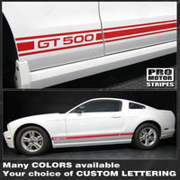 Ford Mustang 2005-2023 GT 500 Style Rocker Panel Stripes