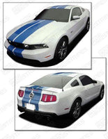 Ford Mustang 2010-2012 Pre-cut Top Double Stripe Set Decals