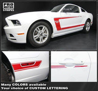 2005 2006 2007 2008 2009 2010 2011 2012 2013 2014 Ford Mustang side
 door
 rocker panel Decals Stripes 132266834084-2
