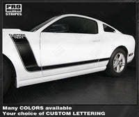 2005 2006 2007 2008 2009 2010 2011 2012 2013 2014 Ford Mustang side
 door
 rocker panel Decals Stripes 132267854405-2