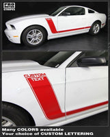 2005 2006 2007 2008 2009 2010 2011 2012 2013 2014 Ford Mustang side
 door
 rocker panel Decals Stripes 132267854405-3