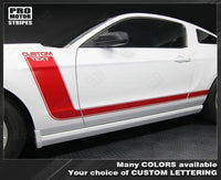 2005 2006 2007 2008 2009 2010 2011 2012 2013 2014 Ford Mustang side
 door
 rocker panel Decals Stripes 132267854405-4