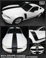Ford Mustang 2005-2023 BOSS 302 Style Side & Top Stripes
