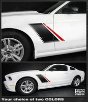 Ford Mustang 2005-2023 Duo Color Fender Side Stripes RSH3