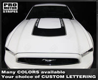 2005 2006 2007 2008 2009 2010 2011 2012 2013 2014 2015 2016 2017 Ford Mustang hood Decals Stripes 152631517894-2