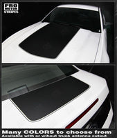 Ford Mustang 2005-2017 Hood and Trunk Stripes