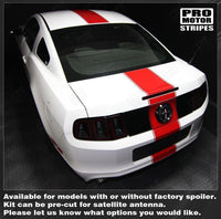 2005 2006 2007 2008 2009 2010 2011 2012 2013 2014 2015 2016 2017 Ford Mustang hood
 trunk
 bumper
 roof Decals Stripes 122551585431-4
