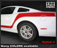 2005 2006 2007 2008 2009 2010 2011 2012 2013 2014 Ford Mustang side
 door
 rocker panel Decals Stripes 132267712389-2