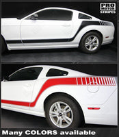 2005 2006 2007 2008 2009 2010 2011 2012 2013 2014 Ford Mustang side
 door
 rocker panel Decals Stripes 132267712389-1