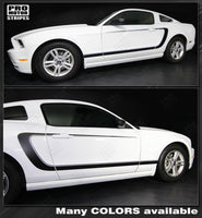 2005 2006 2007 2008 2009 2010 2011 2012 2013 2014 Ford Mustang side
 door
 rocker panel Decals Stripes 132229428692-1