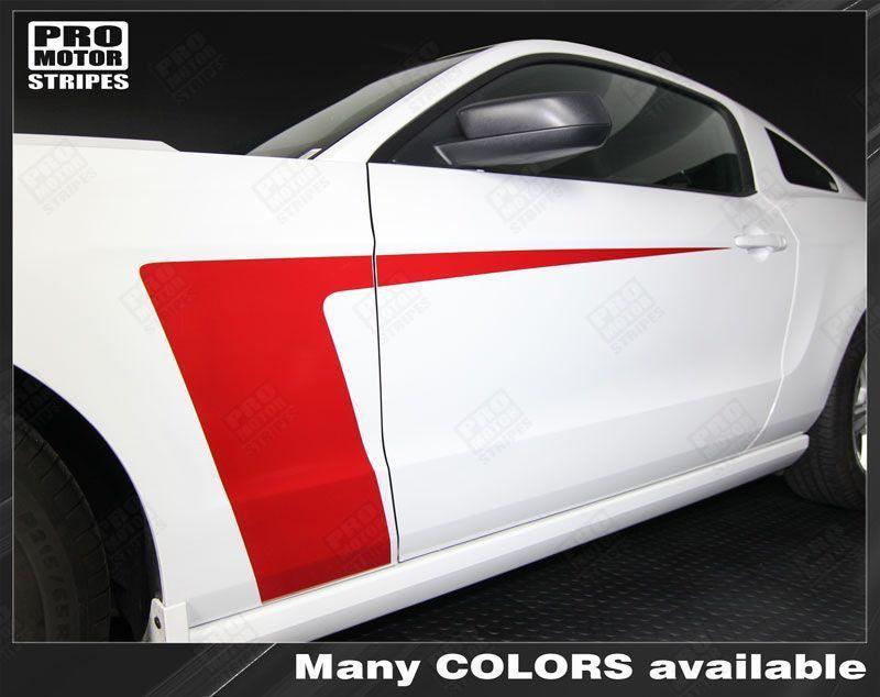 2005 2006 2007 2008 2009 2010 2011 2012 2013 2014 2015 2016 2017 2018 2019 Ford Mustang side
 door Decals Stripes 122551590475-1