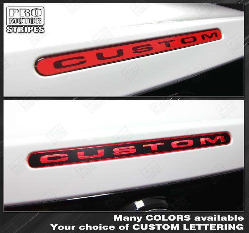 2010 2011 2012 2013 2014 Ford Mustang trunk Decals Stripes 152644766189-1