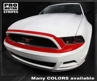 Ford Mustang 2013-2014 Front Bumper Top Overlay Highlight Stripe