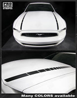 Ford Mustang 2013-2014 Hood Spear Side Accent Stripes