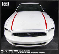 2013 2014 Ford Mustang hood Decals Stripes 122621932501-4