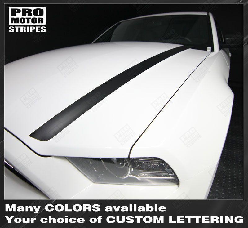 2013 2014 Ford Mustang hood Decals Stripes 122621932501-1