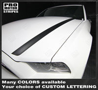 Ford Mustang 2013-2014 Hood Spear Side Stripes