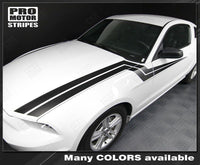 2005 2006 2007 2008 2009 2013 2014 Ford Mustang hood
 side
 door Decals Stripes 122551589129-3