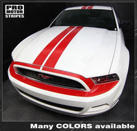 2013 2014 Ford Mustang hood
 side
 trunk
 bumper
 roof Decals Stripes 152588443078-2