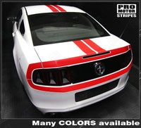 2013 2014 Ford Mustang hood
 side
 trunk
 bumper
 roof Decals Stripes 152588443078-3