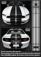 2005 2006 2007 2008 2009 2013 2014 2015 2016 2017 Ford Mustang hood
 trunk
 bumper
 roof Decals Stripes 122606633883-3