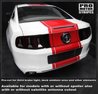 2005 2006 2007 2008 2009 2013 2014 2015 2016 2017 Ford Mustang hood
 trunk
 bumper
 roof Decals Stripes 132266780648-4