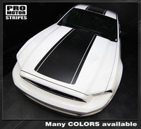 2005 2006 2007 2008 2009 2013 2014 2015 2016 2017 Ford Mustang hood
 trunk
 bumper
 roof Decals Stripes 132229419771-1