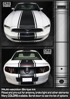 2005 2006 2007 2008 2009 2013 2014 2015 2016 2017 Ford Mustang hood
 trunk
 bumper
 roof Decals Stripes 132266600540-3