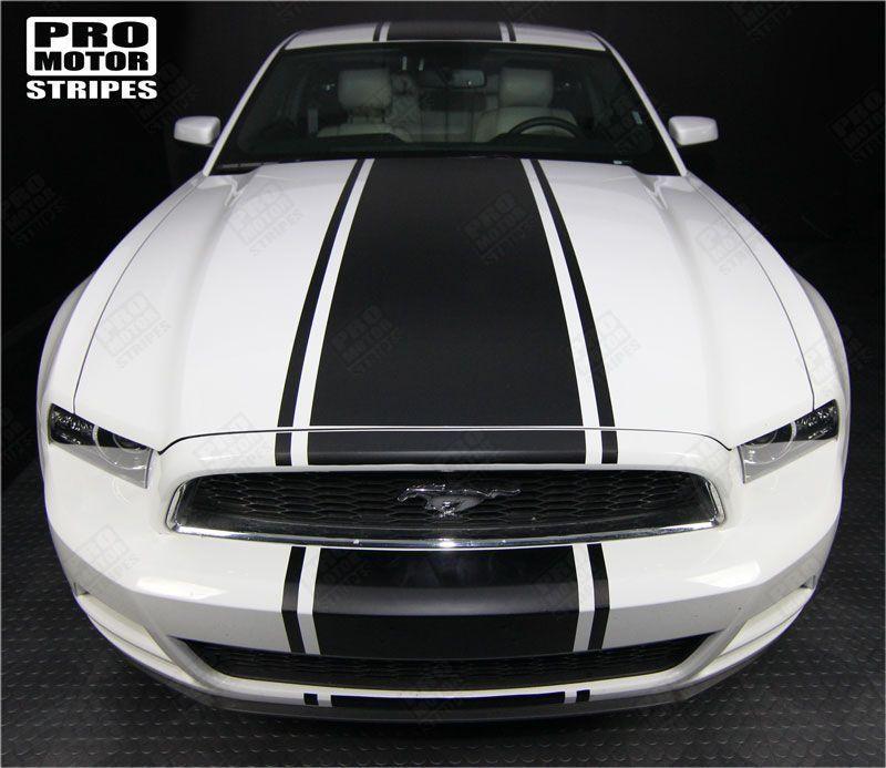2005 2006 2007 2008 2009 2013 2014 2015 2016 2017 Ford Mustang hood
 trunk
 bumper
 roof Decals Stripes 132266600540-1
