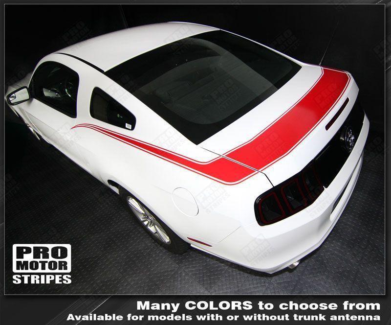 2013 2014 Ford Mustang side
 trunk Decals Stripes 132229429434-1