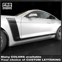 2015 2016 2017 2018 2019 Ford Mustang side
 door
 rocker panel Decals Stripes 132368009852-1