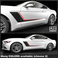 Ford Mustang 2005-2023 Duo Color Side Accent Stripes RSH10