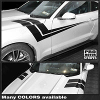 Ford Mustang 2005-2023 Fender Hash Extended Side Stripes