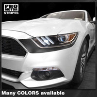 Ford Mustang 2015-2017 Headlight Front Accent Decals Stripes