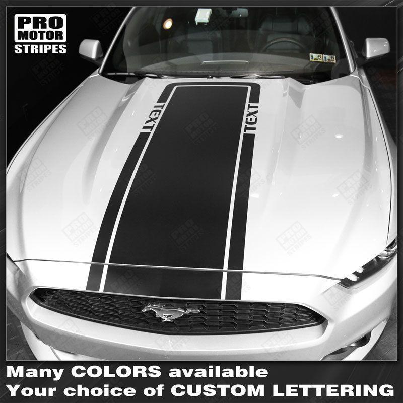 2005 2006 2007 2008 2009 2010 2011 2012 2013 2014 2015 2016 2017 Ford Mustang hood Decals Stripes 122748673002-1