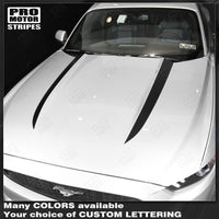 Ford Mustang 2015-2017 Hood Spears Side Accent Decals Stripes