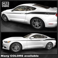 2005 2006 2007 2008 2009 2010 2011 2012 2013 2014 2015 2016 2017 2018 2019 Ford Mustang side
 door Decals Stripes 152739752840-1