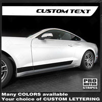 Ford Mustang 2015-2023 Lower Door Side Rocker Panel Stripes